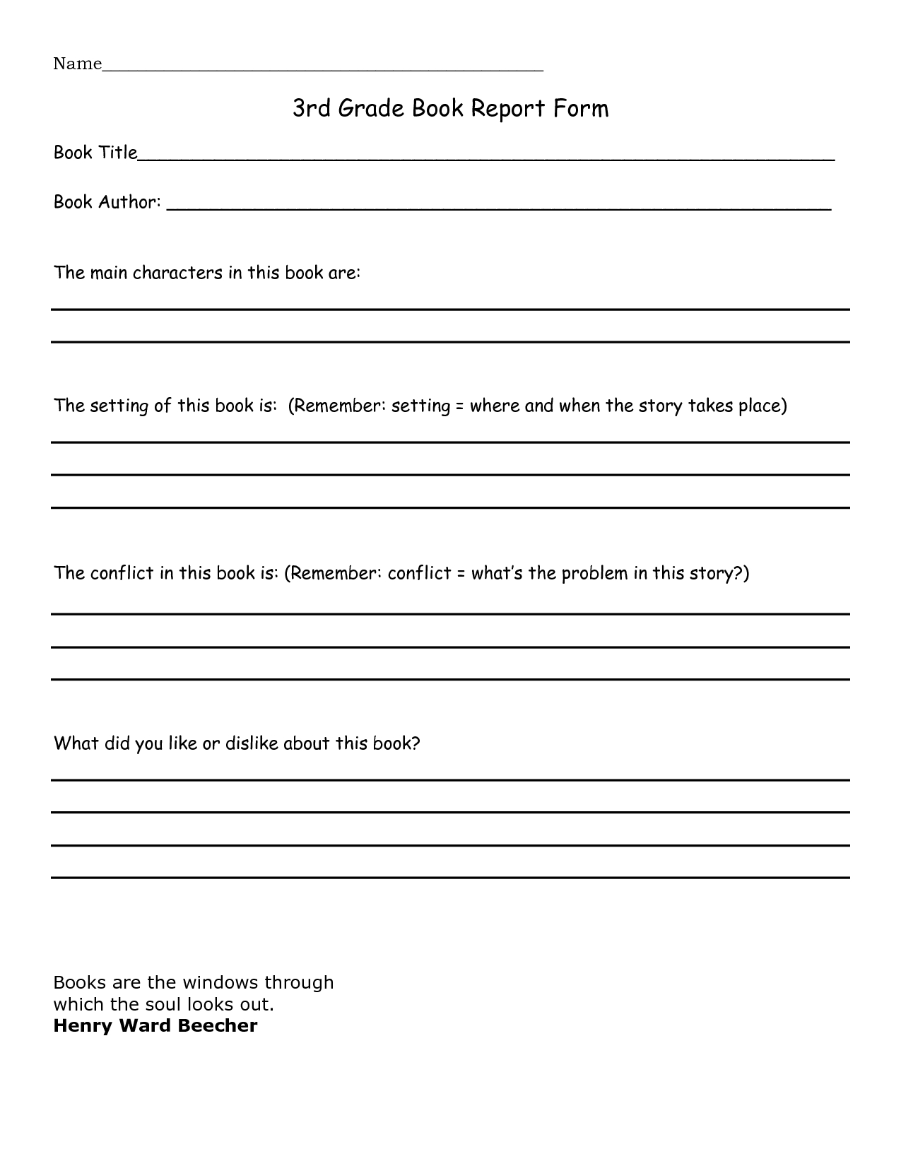 Book Report 3Rd Grade Template – Google Search | Home Pertaining To Science Report Template Ks2