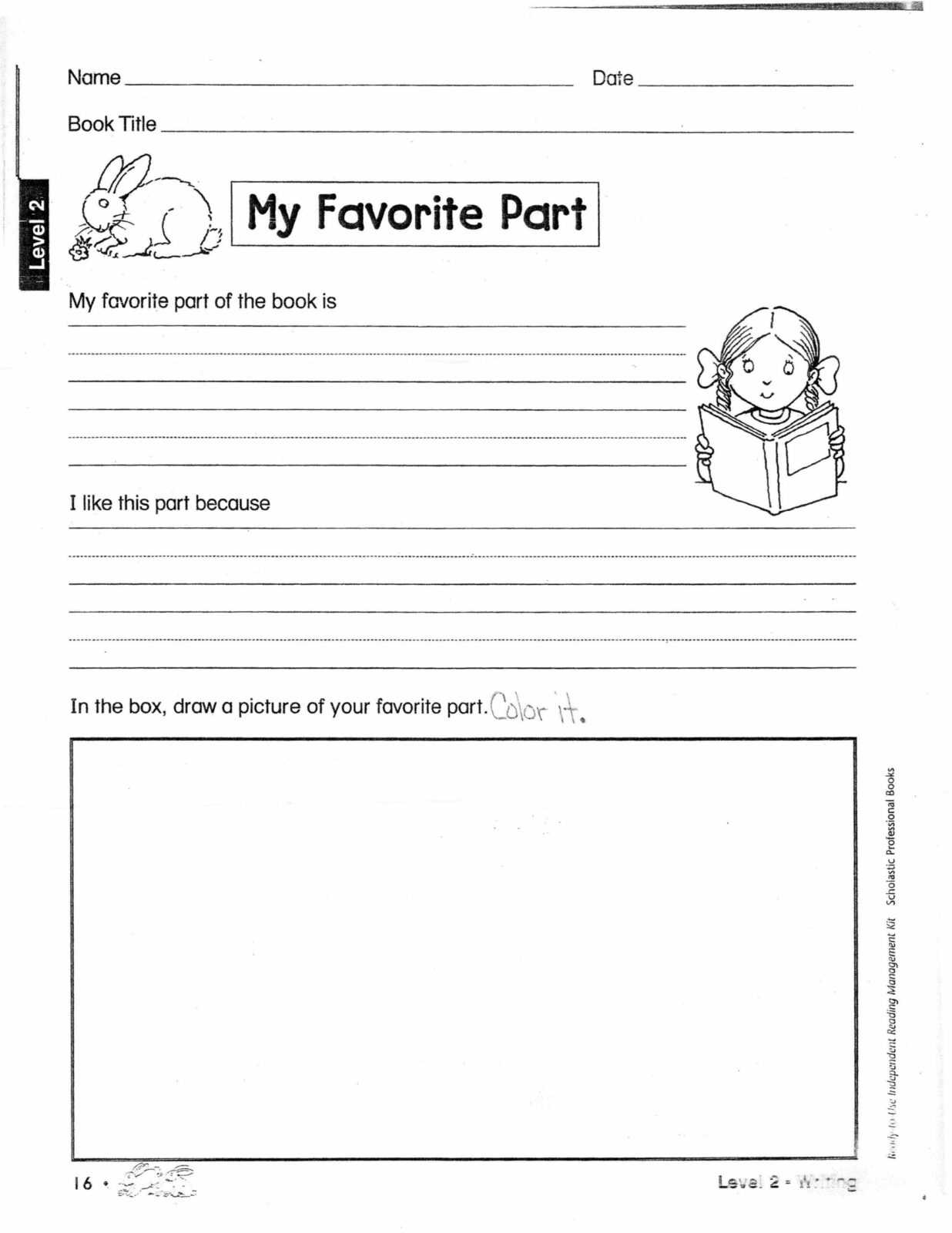 Book Report Outline | Second Grade Book Report Layout | Book With 2Nd Grade Book Report Template