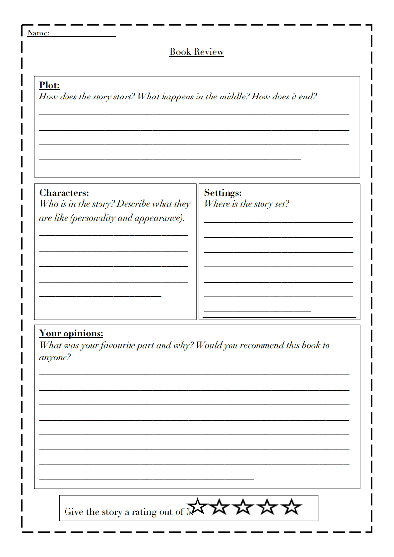 Book Review Template Differentiated.pdf – Google Drive For High School Book Report Template