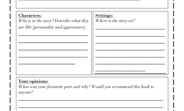 Book Review Template Differentiated.pdf - Google Drive intended for Book Report Template Middle School