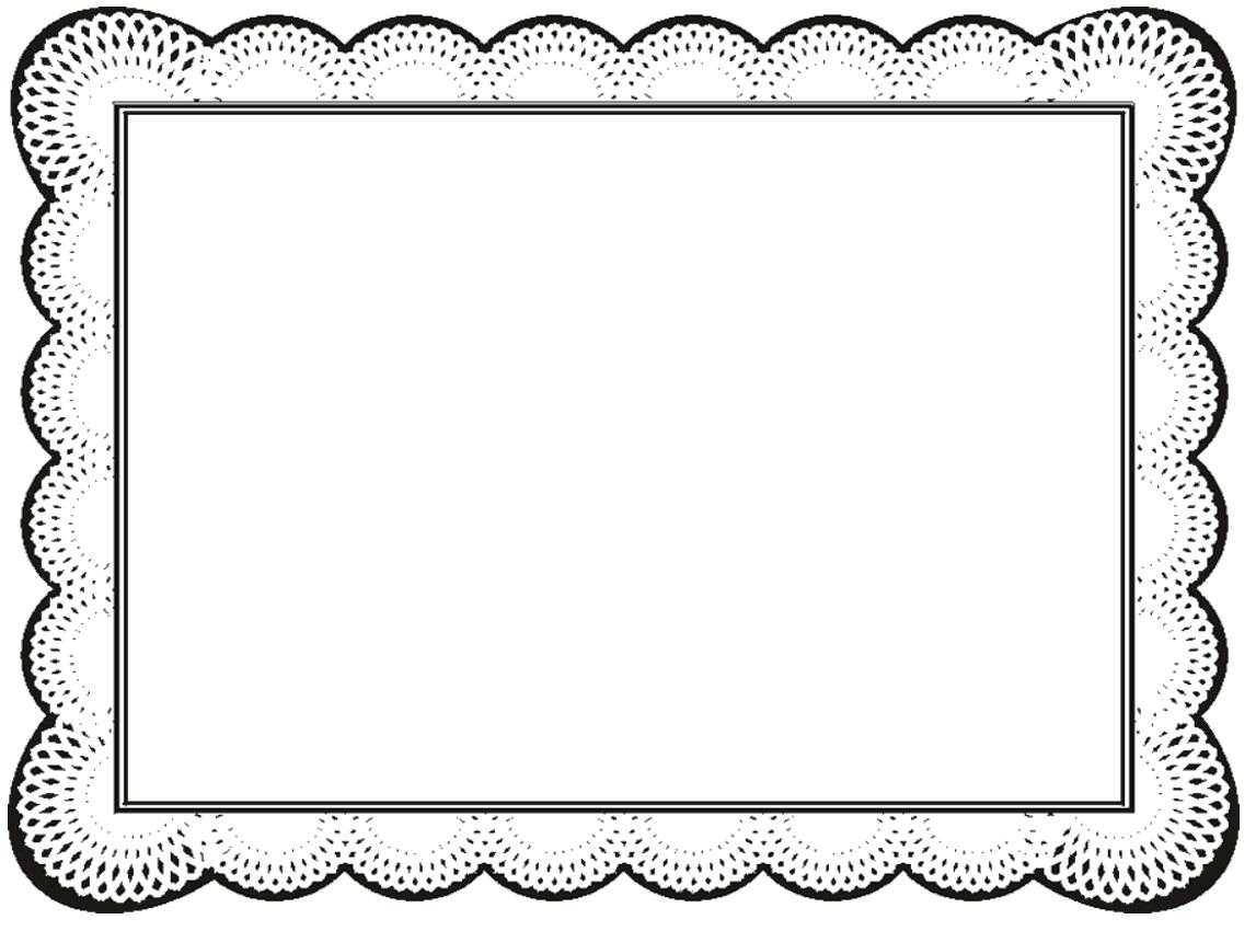 Borderless Certificate Templates Golden Border Blank Pertaining To Borderless Certificate Templates