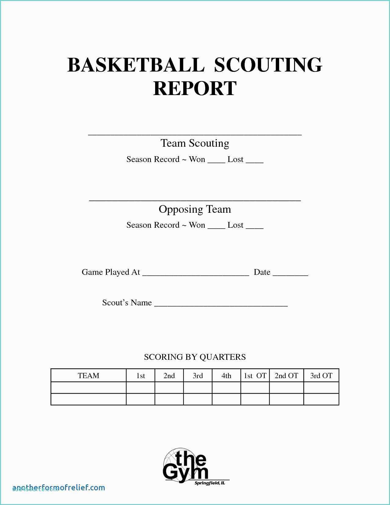 Bowling Spreadsheet And Basketball Scouting Report Template In Scouting Report Template Basketball