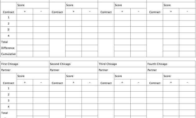 Bridge Score Cards – Byte Insight throughout Bridge Score Card Template