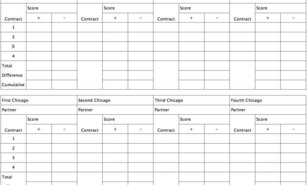 Bridge Score Cards – Byte Insight throughout Bridge Score Card Template