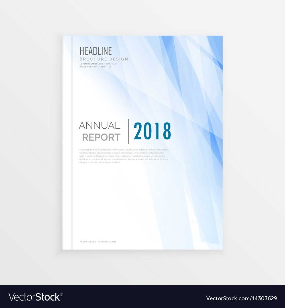 Brochure Design Template Annual Report Cover Regarding Cover Page For Annual Report Template