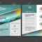 Brochure Or Flyer Design Template In Letter Size Throughout Letter Size Brochure Template