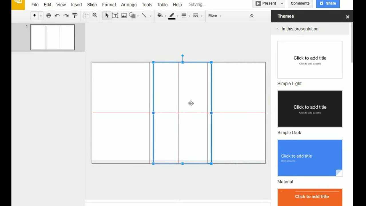 Brochure (Step 1) – Google Slides – Creating A Brochure Template In Google  Slides With Regard To Google Drive Brochure Templates