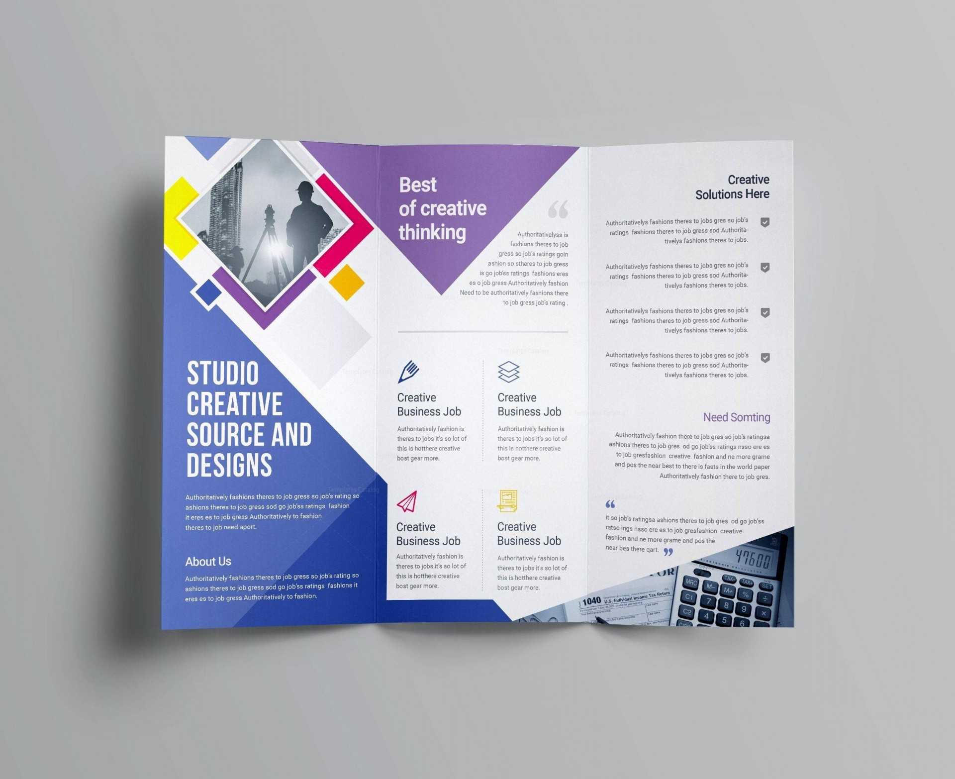 Brochure Templates Cdr File Free Download 005 In Memoriam Within Creative Brochure Templates Free Download