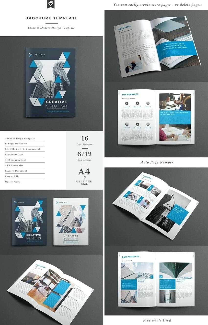 Brochure Templates Free Download – Goodwincolor.co Within 12 Page Brochure Template