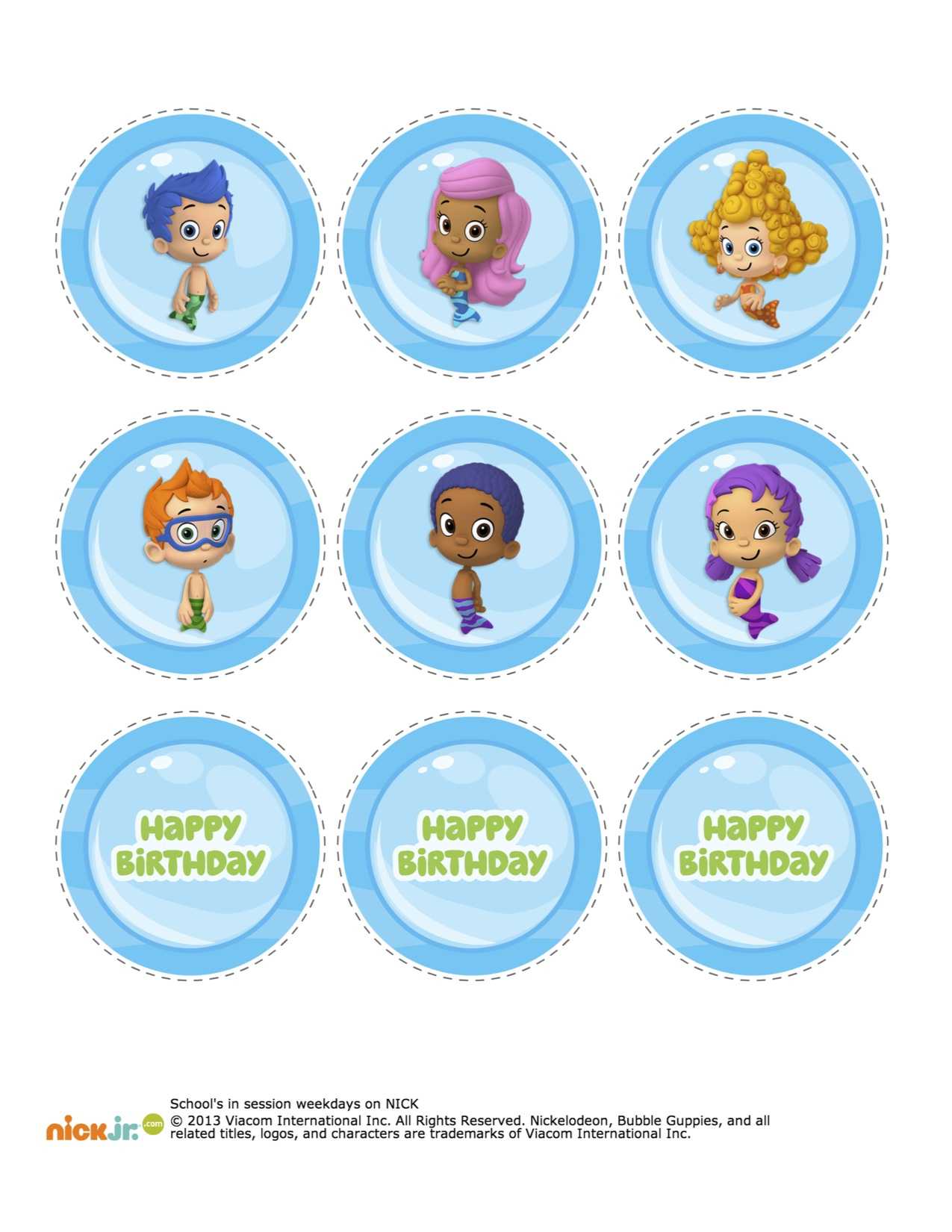 Bubble Guppies Birthday Banner Template – Atlantaauctionco Throughout Bubble Guppies Birthday Banner Template
