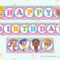 Bubble Guppies Happy Birthday Banner – Printable Pdf Banner With Regard To Bubble Guppies Birthday Banner Template