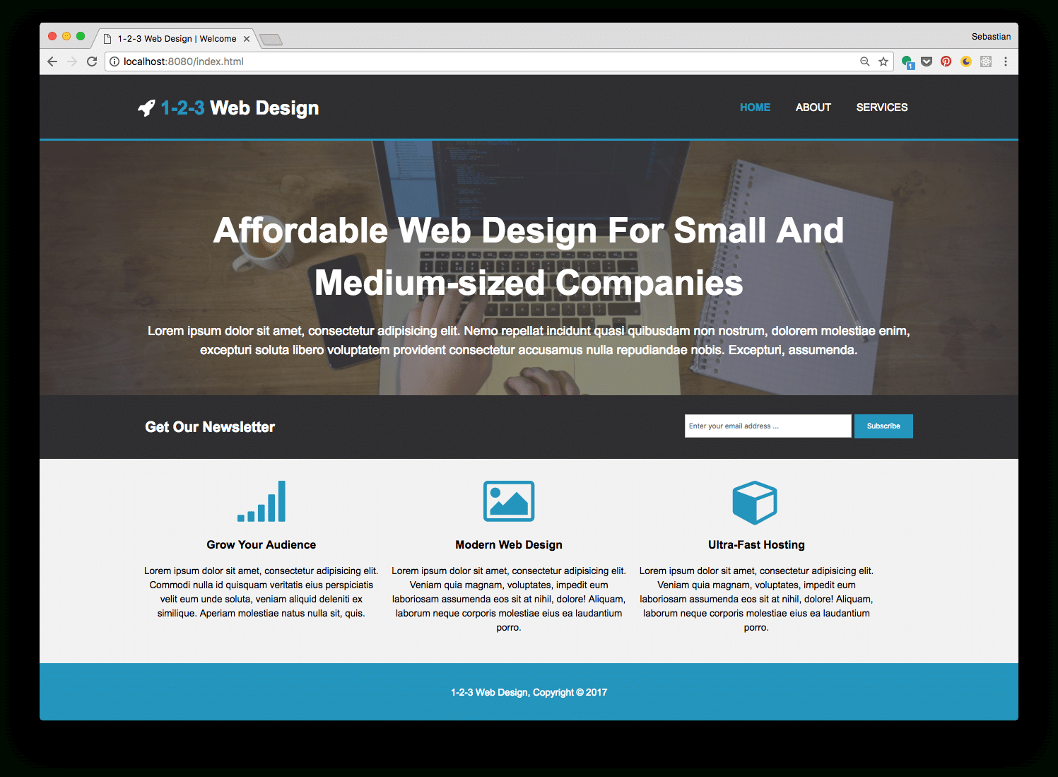 Build A Real World Html5 & Css3 Responsive Website From Inside Html5 Blank Page Template