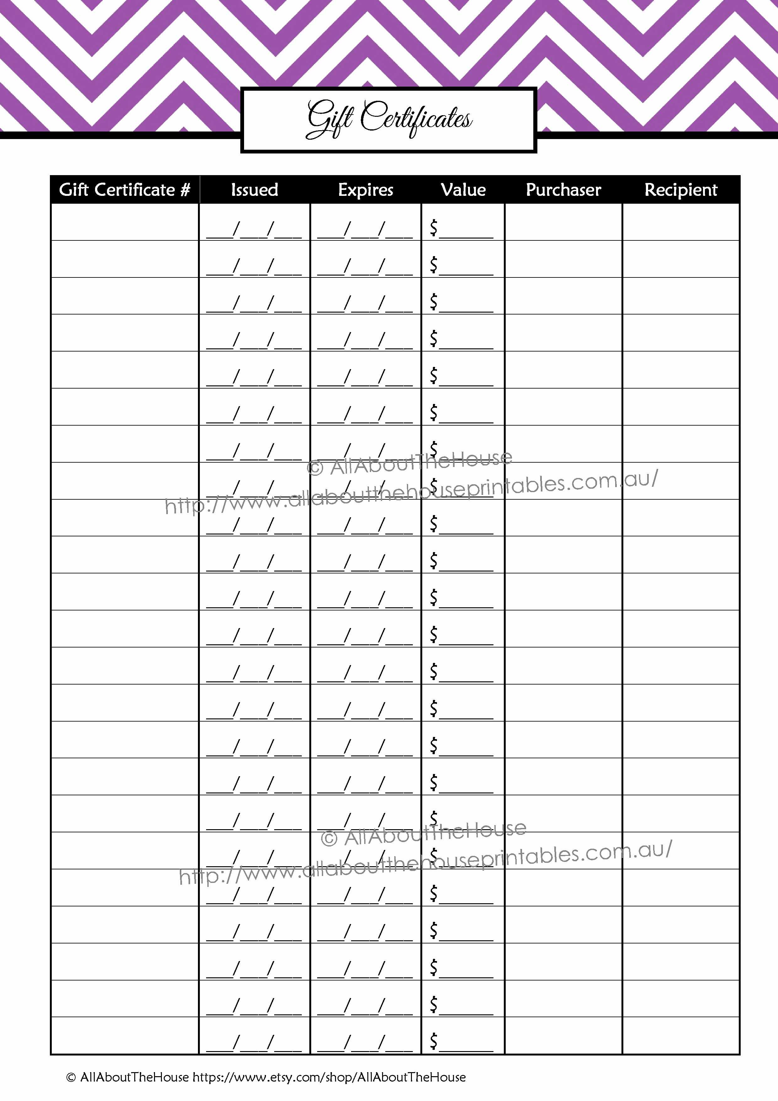 Bunch Ideas For Gift Certificate Log Template Of Your Sheets Inside Gift Certificate Log Template