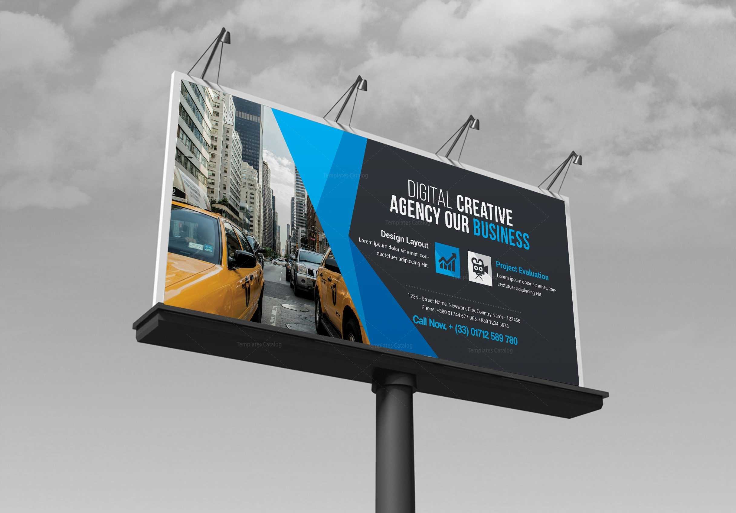 Business Billboard Banner Template 000352 For Street Banner Template