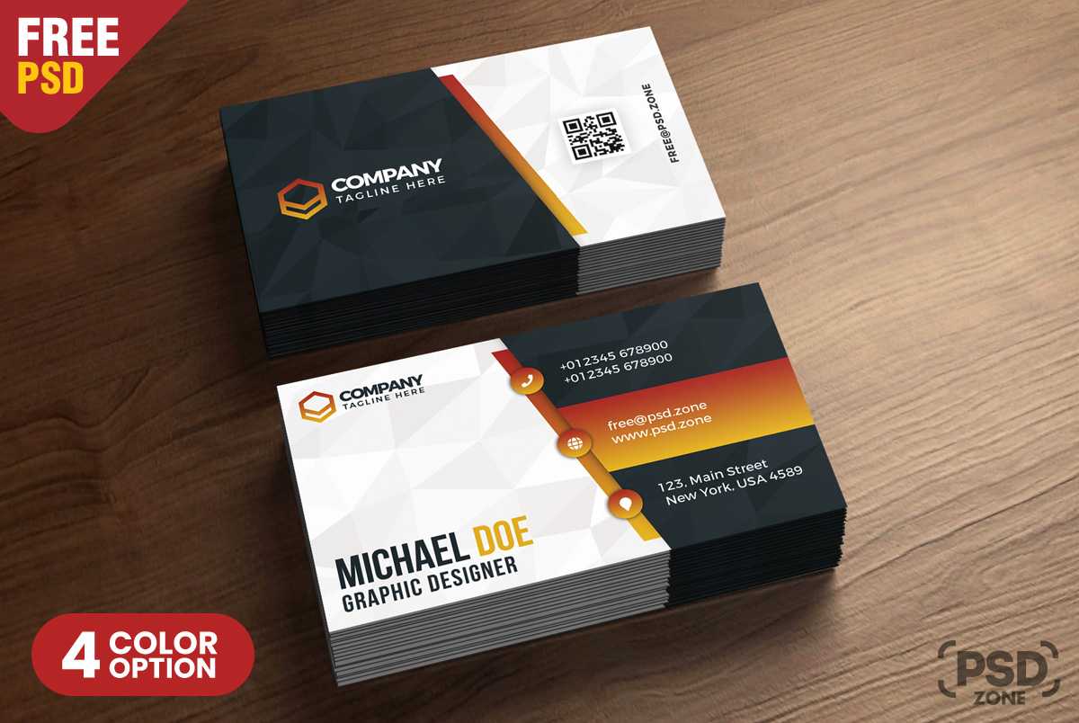 Business Card Design Templates Psd – Psd Zone For Calling Card Template Psd