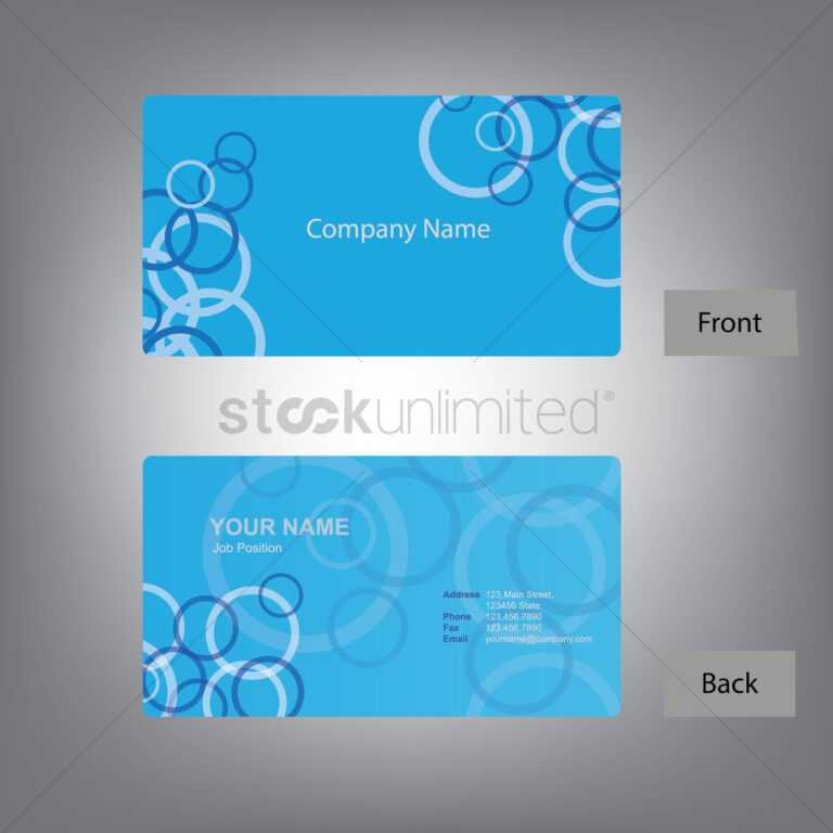 Business Card Front And Back Design Visiting Template Free Within Front Business Card Front And Back Design Visiting Template Free Within Front