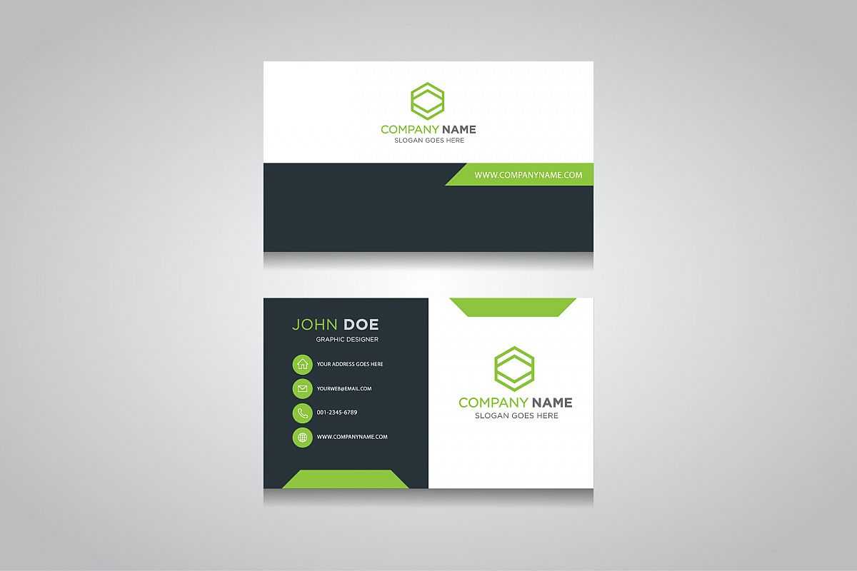 Business Card Template. Creative Business Card Inside Business Card Maker Template