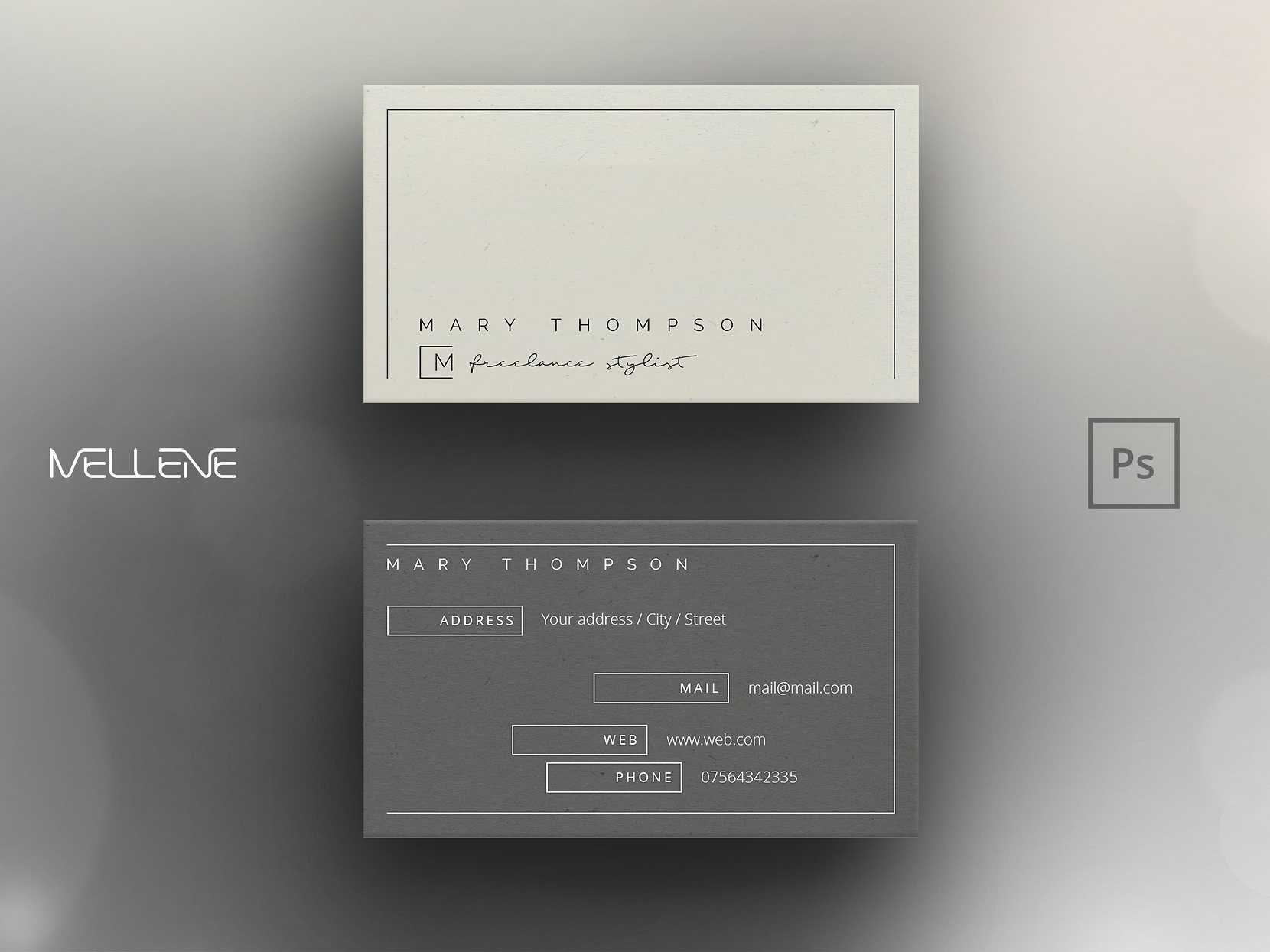 Business Card Template For Photoshopbusiness Cards On Throughout Name Card Template Photoshop