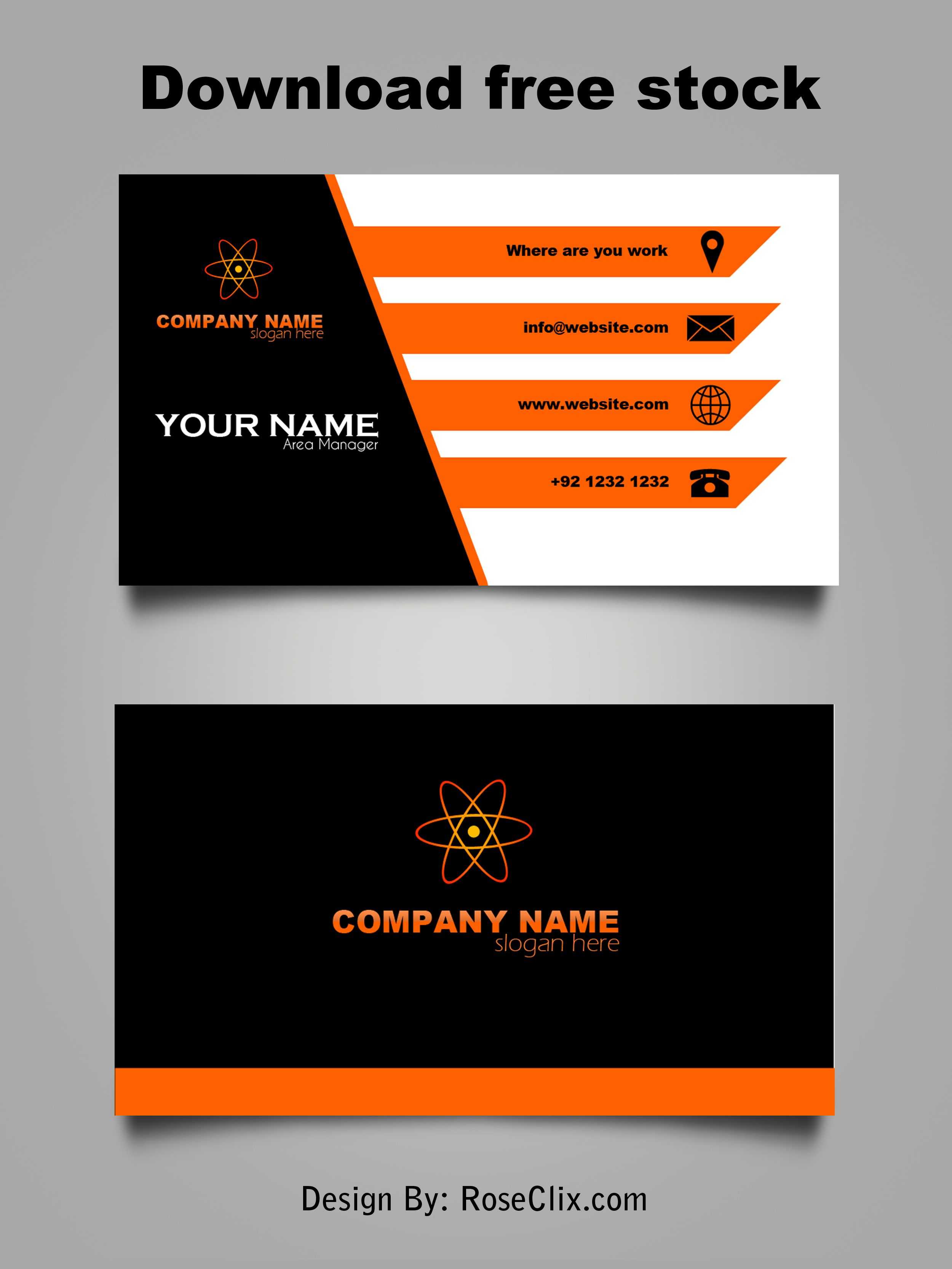 Business Card Template Free Downloads Psd Fils. | Business With Regard To Templates For Visiting Cards Free Downloads