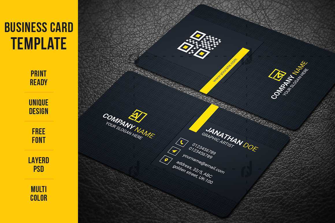 Business Card Template – Vsual With Regard To Buisness Card Templates