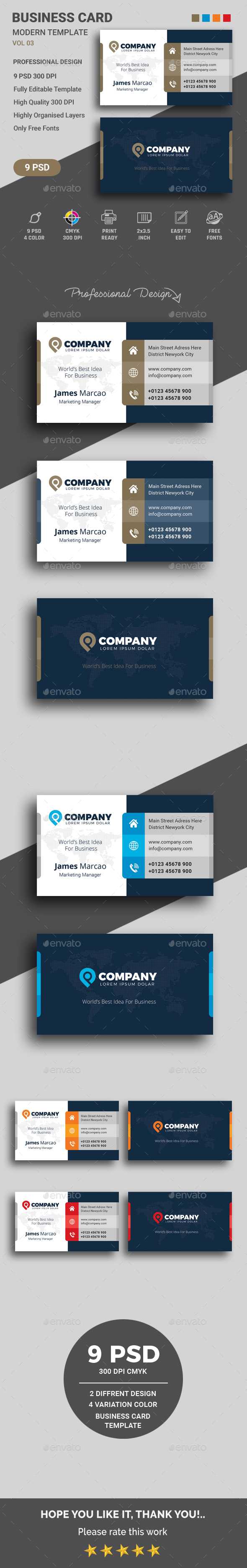 Business Card Templates & Designs From Graphicriver Intended For Business Card Maker Template