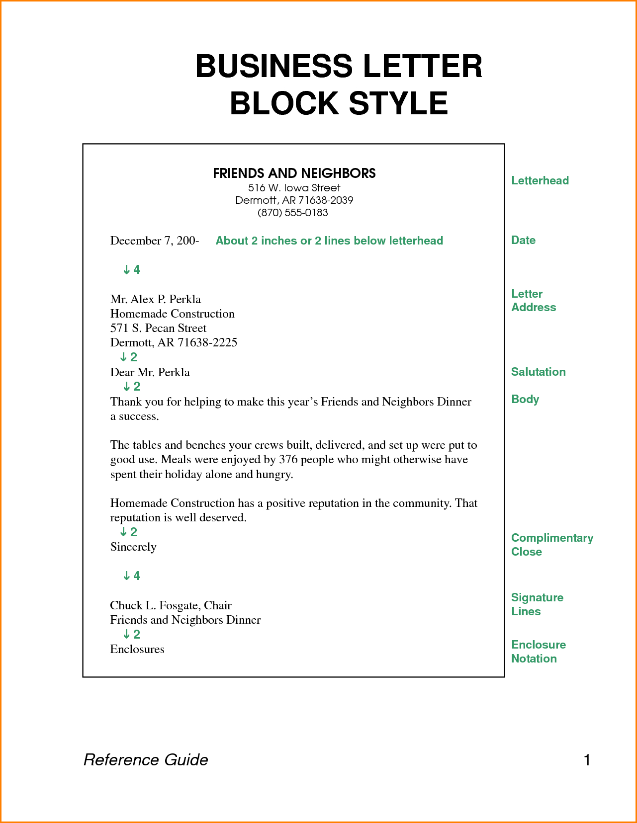Business Letter Block Style Letters Format Download Free Intended For Modified Block Letter Template Word