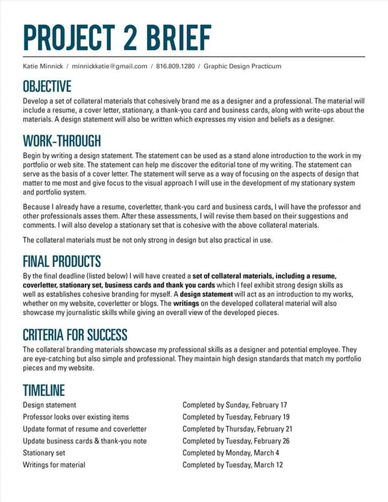 Short Proposal Template