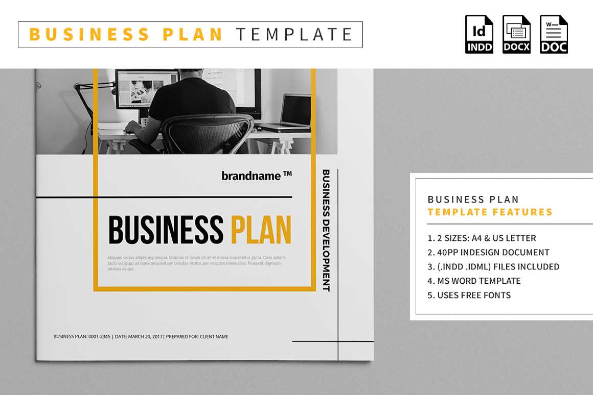 Business Plan Template – Vsual For Business Plan Template Free Word Document