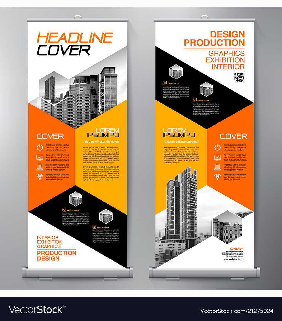 Business Roll Up Standee Design Banner Template Throughout Product Banner Template