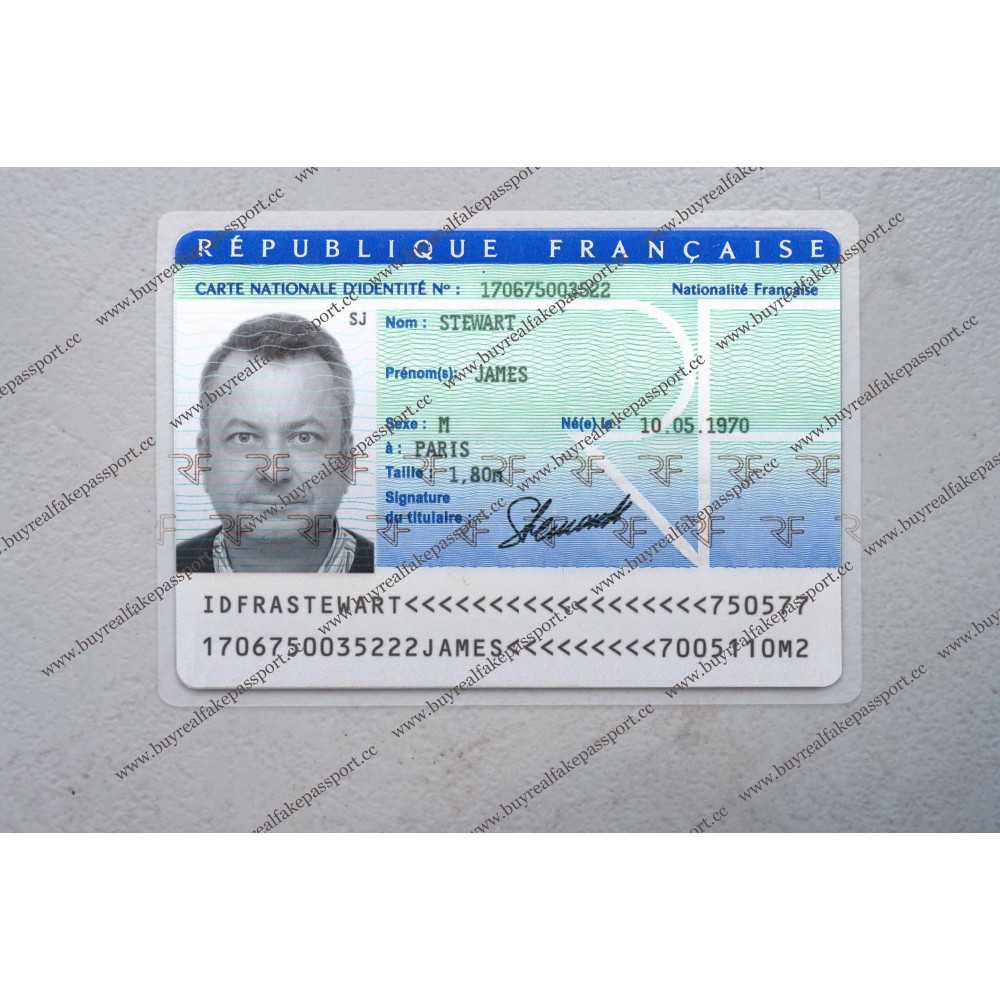 Buy French Original Id Card Online, Fake National Id Card Of Throughout French Id Card Template