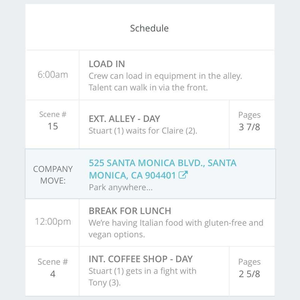 Call Sheet Template Word | Create A Call Sheet Online, Free Inside Film Call Sheet Template Word