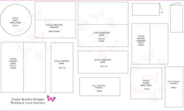 Card Dimensions | Place Cards Sizes &amp; Layouts » Louise with regard to Place Card Size Template
