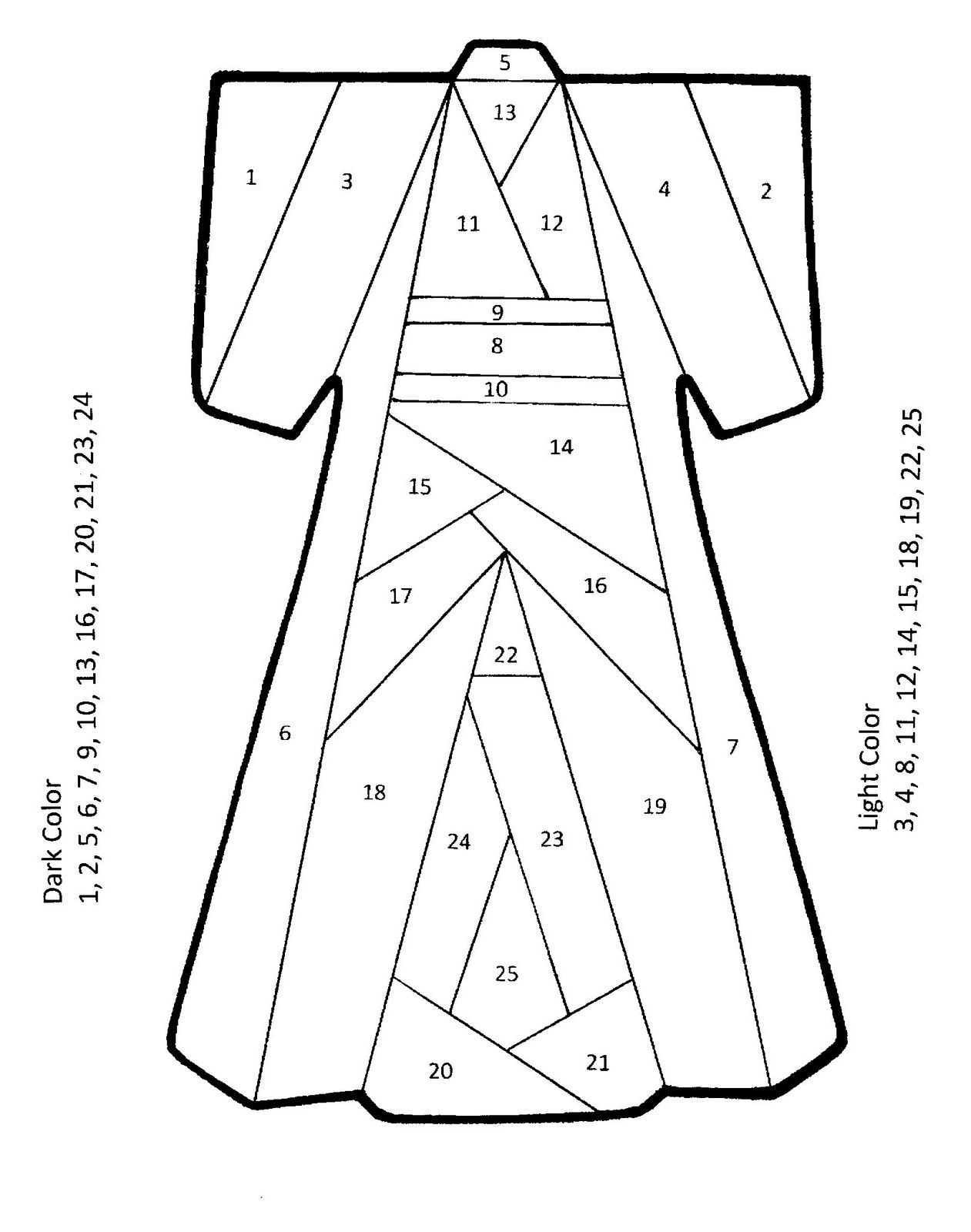 Card Folding Templates | Iris Folding Kimono Pattern Within Card Folding Templates Free