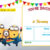 Minion Thank You Card Template Free – Cards Design Templates For Minion ...