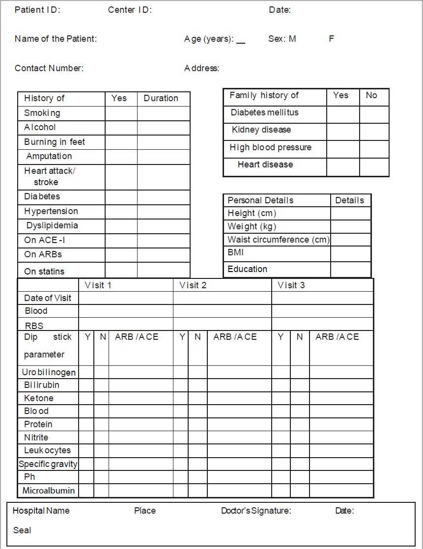 Case Report Form Template Clinical Trials Large Study For Trial Report Template