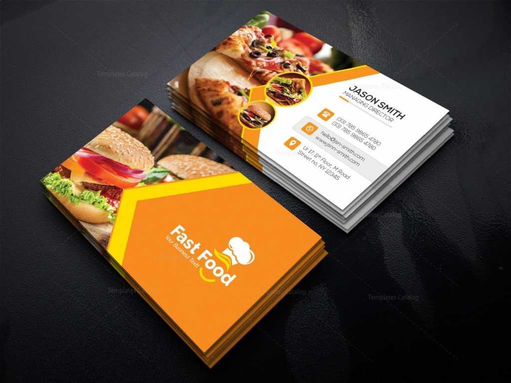 Catering Business Cards Wording Visiting Card Templates Inside Food Business Cards Templates Free