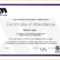 Celebrate Perfect Attendance In Your Class Certificate Intended For Certificate Of Attendance Conference Template