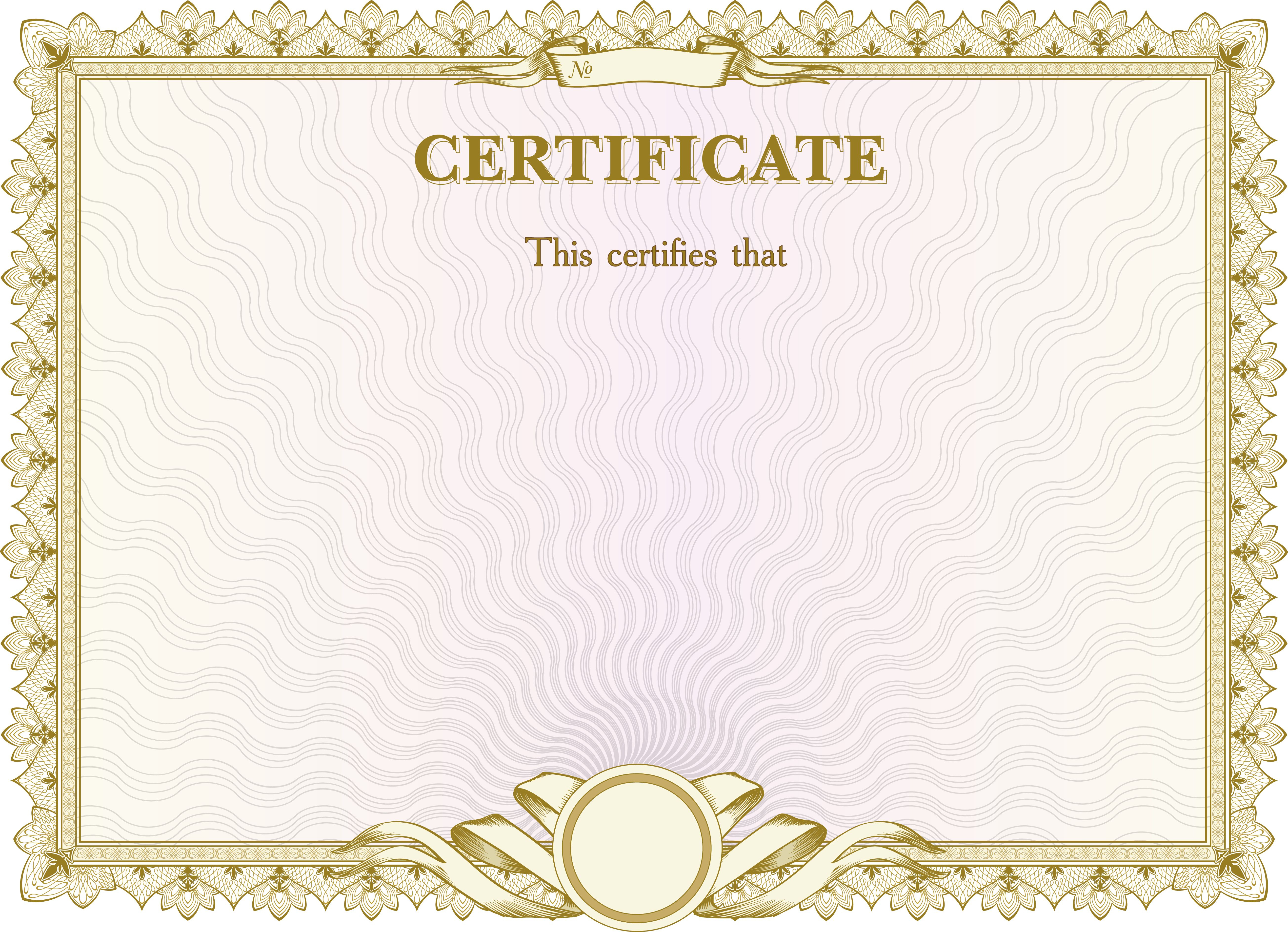 Certificate Background Material Pattern | Certificate With Regard To Certificate Of Authorization Template