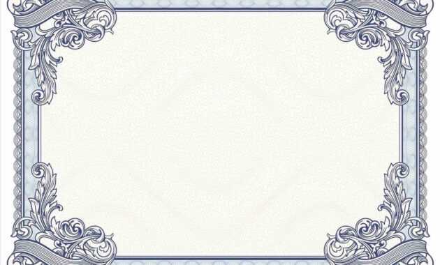 Certificate Borders Design Unique Certificate Border Design inside Certificate Border Design Templates