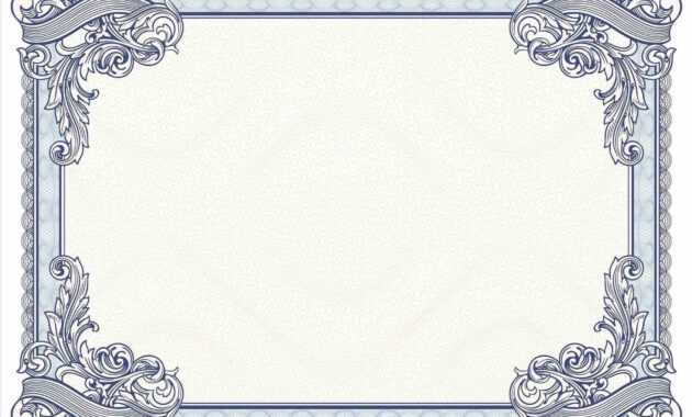 Certificate Borders Design Unique Certificate Border Design inside Certificate Border Design Templates