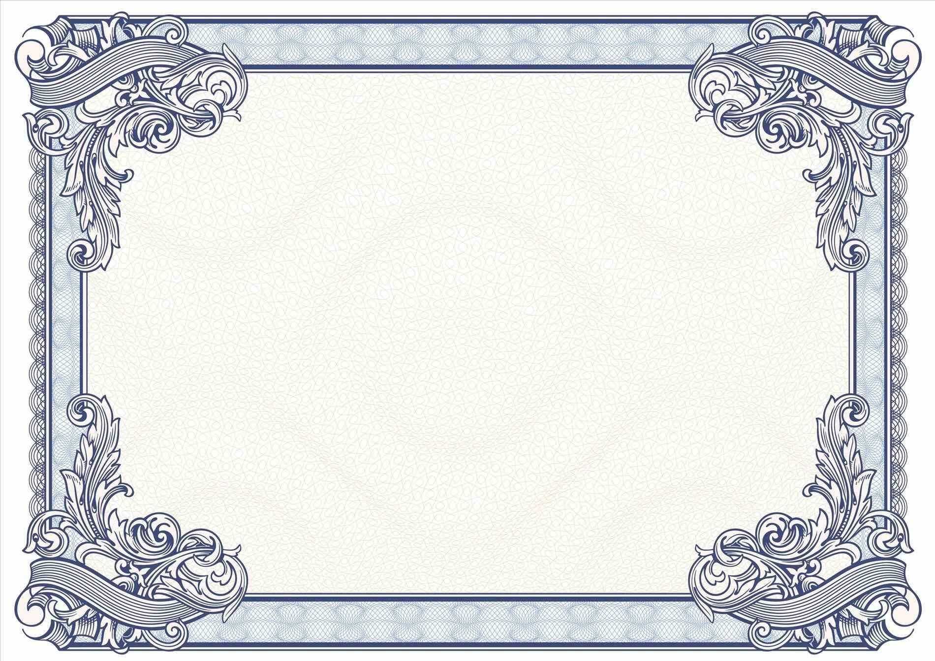 Certificate Borders Design Unique Certificate Border Design Inside Certificate Border Design Templates