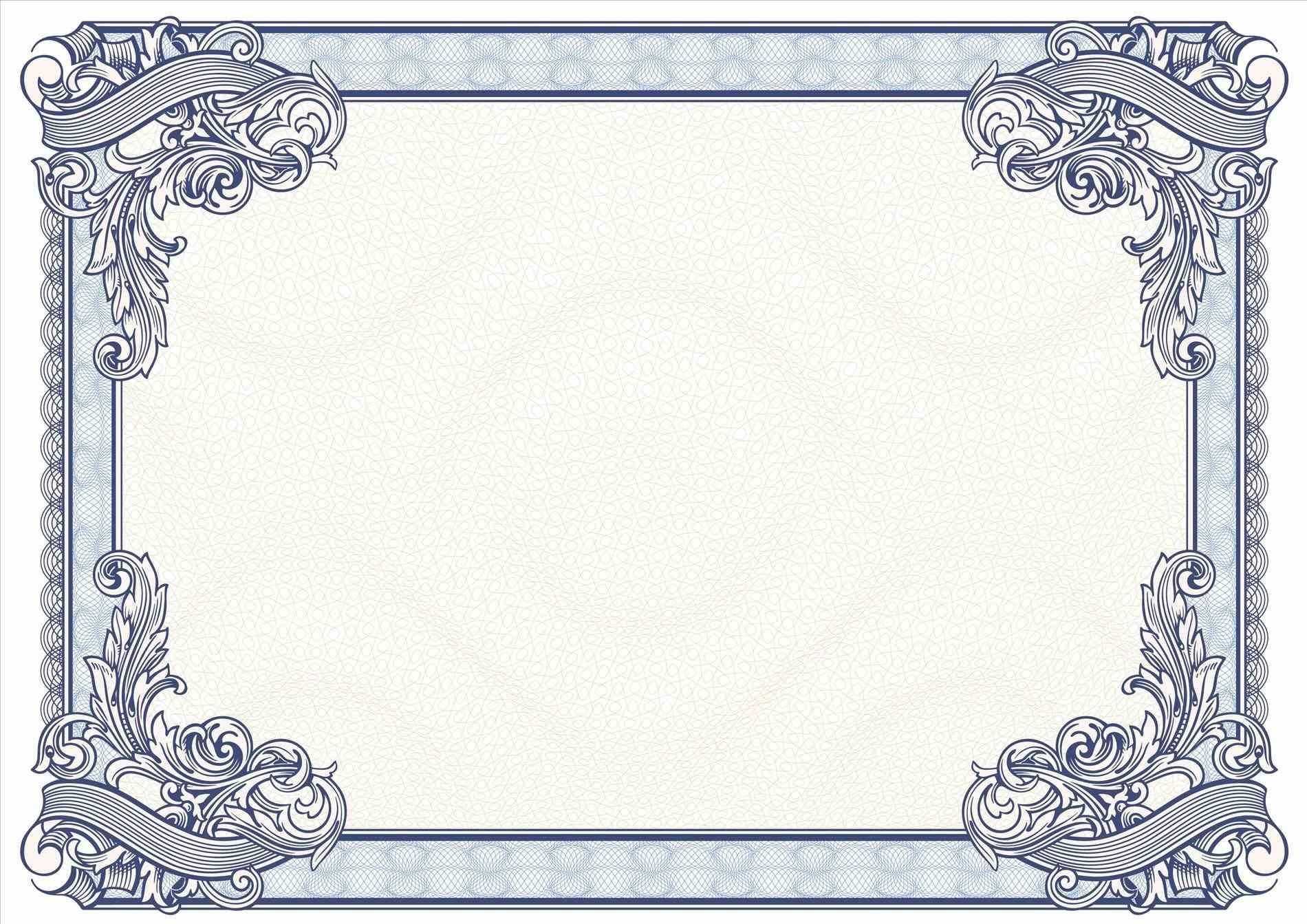 Certificate Borders Design Unique Certificate Border Design Inside Certificate Border Design Templates