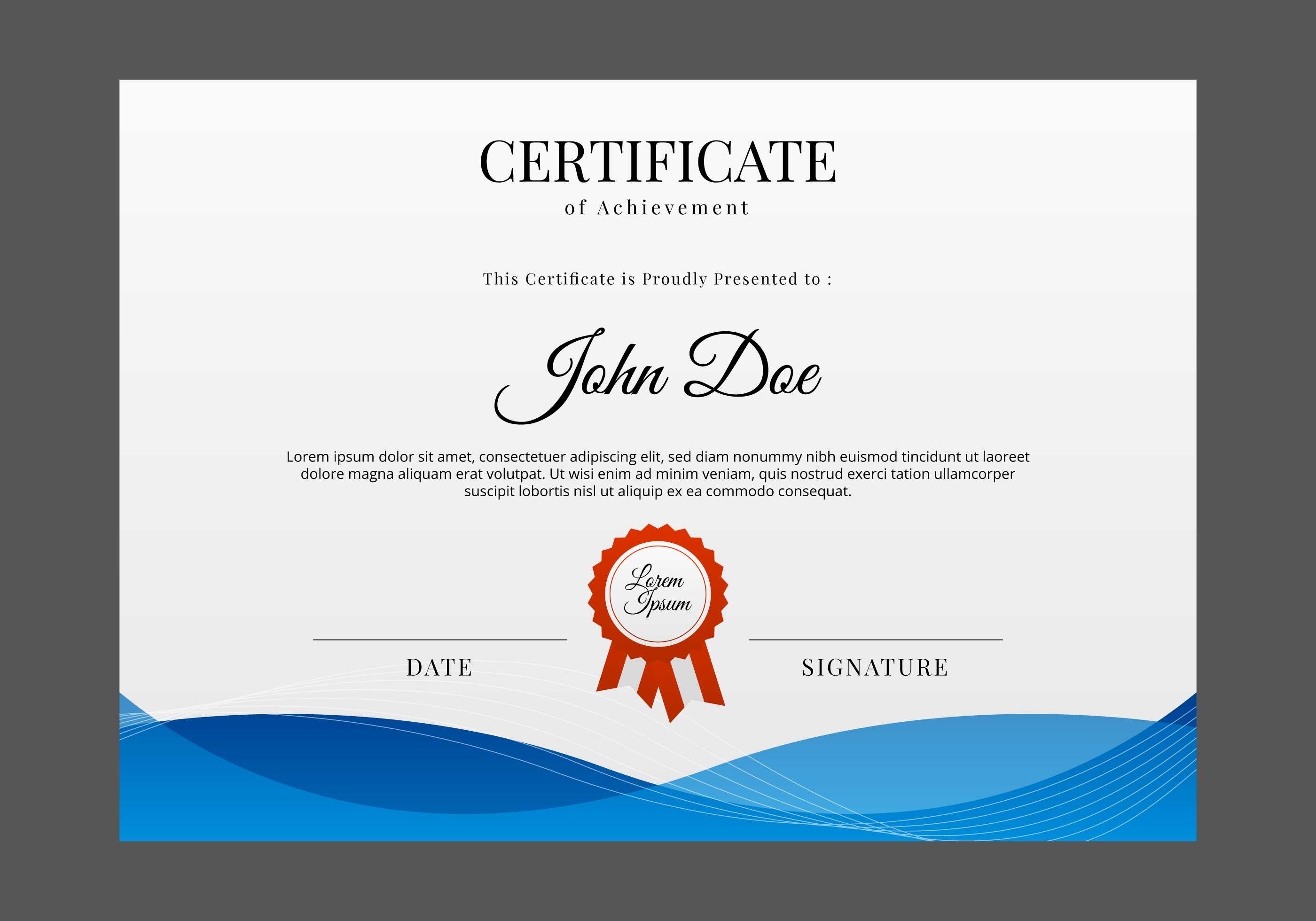 Certificate Design Free Vector Art – (10,170 Free Downloads) Within Design A Certificate Template