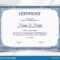 Certificate Landscape Template Stock Vector – Illustration Within Landscape Certificate Templates