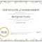 Certificate Of Achievement For Certificate Of Completion Word Template