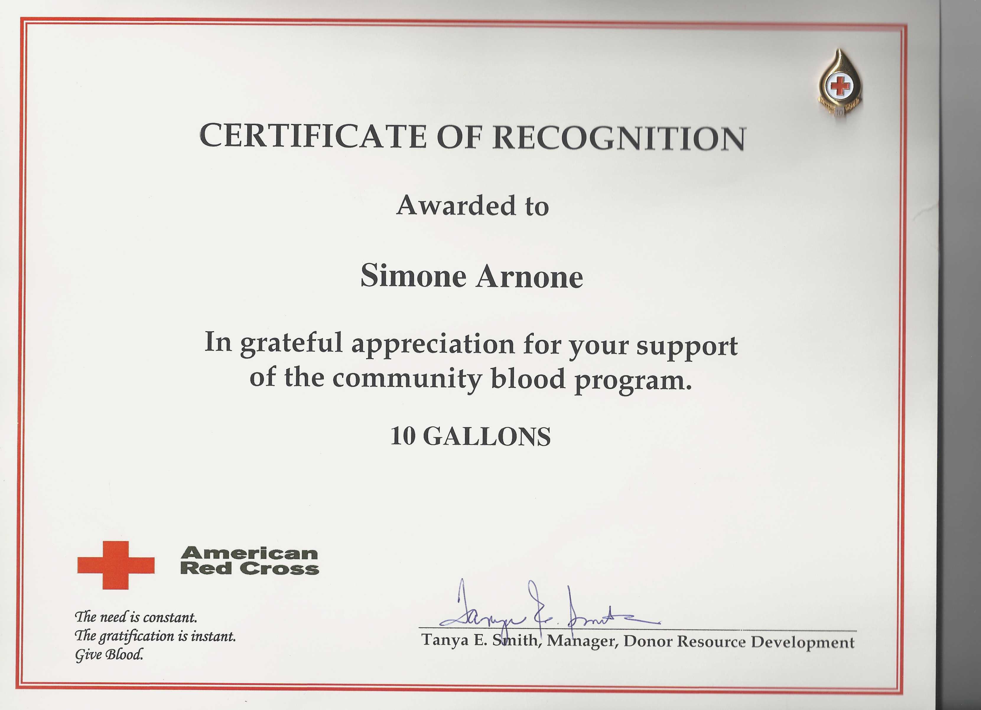 Certificate Of Appreciation Template For Donations Throughout Donation Certificate Template