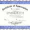 Certificate Of Appreciation Template Word Free Download Inside Free Certificate Of Appreciation Template Downloads