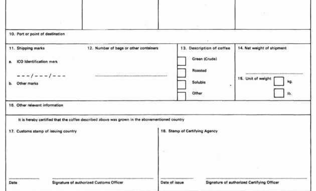Certificate Of Origin For A Vehicle Template regarding Certificate Of Origin For A Vehicle Template