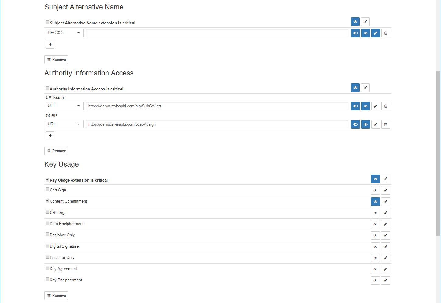 Certificate Policy Editor – Swisspki Within Certificate Authority Templates