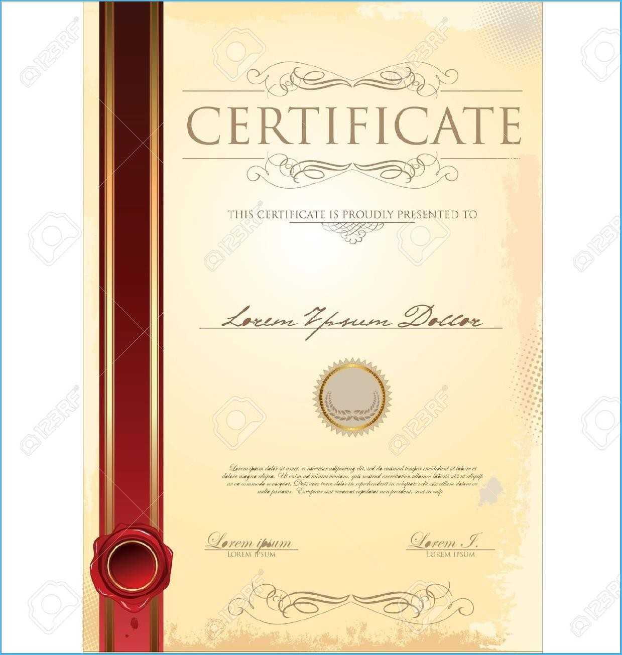 Certificate Scroll Template #8990 With Regard To Scroll Certificate Templates